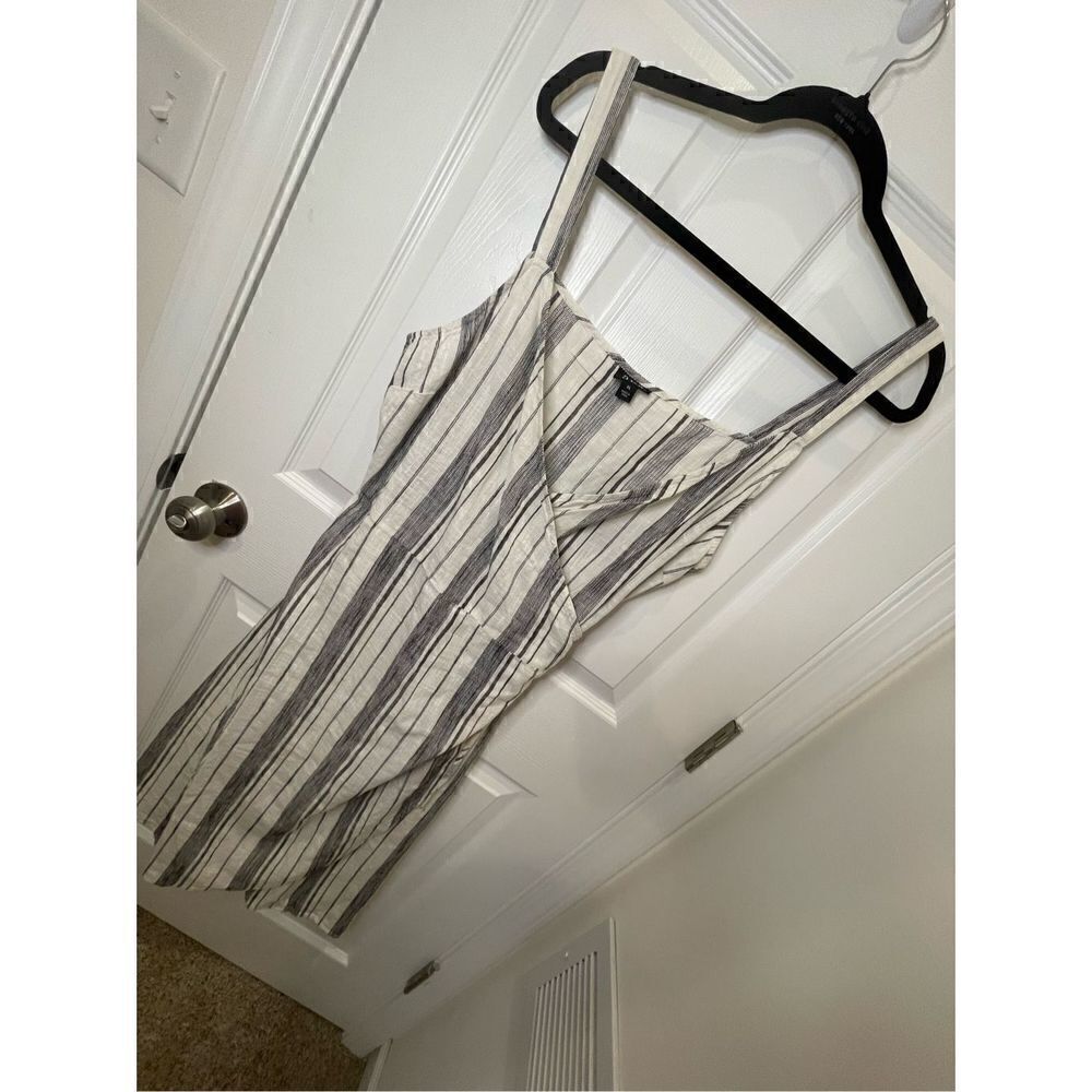 a. n.a. Women’s XL striped cotton wrap dress